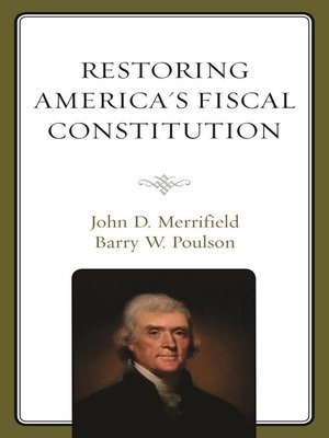 cover image of Restoring America's Fiscal Constitution